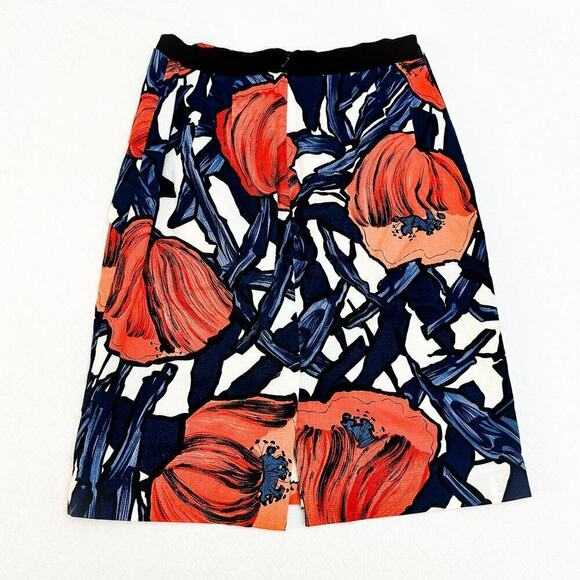 Moulinette Soeurs Poppies Fantastic Flower Pattern Printed Skirt Size 8 - Picture 3 of 7
